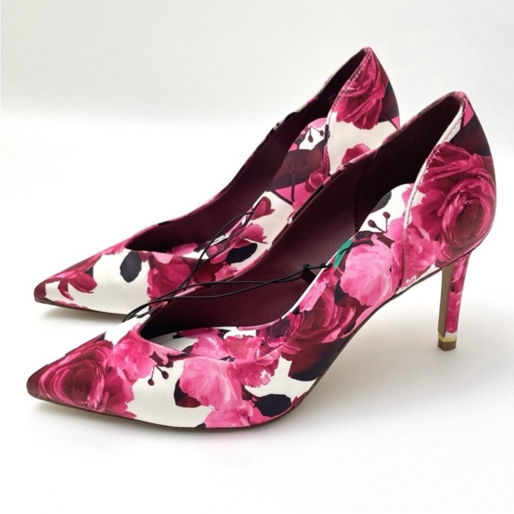 NWT Ted baker London floral heel women’s shoes size 10